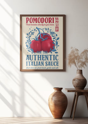 Pomodori Kitchen print Poster