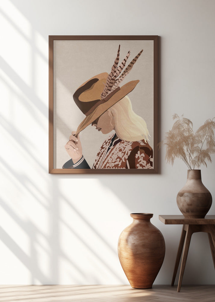 Cowgirl Blond Poster