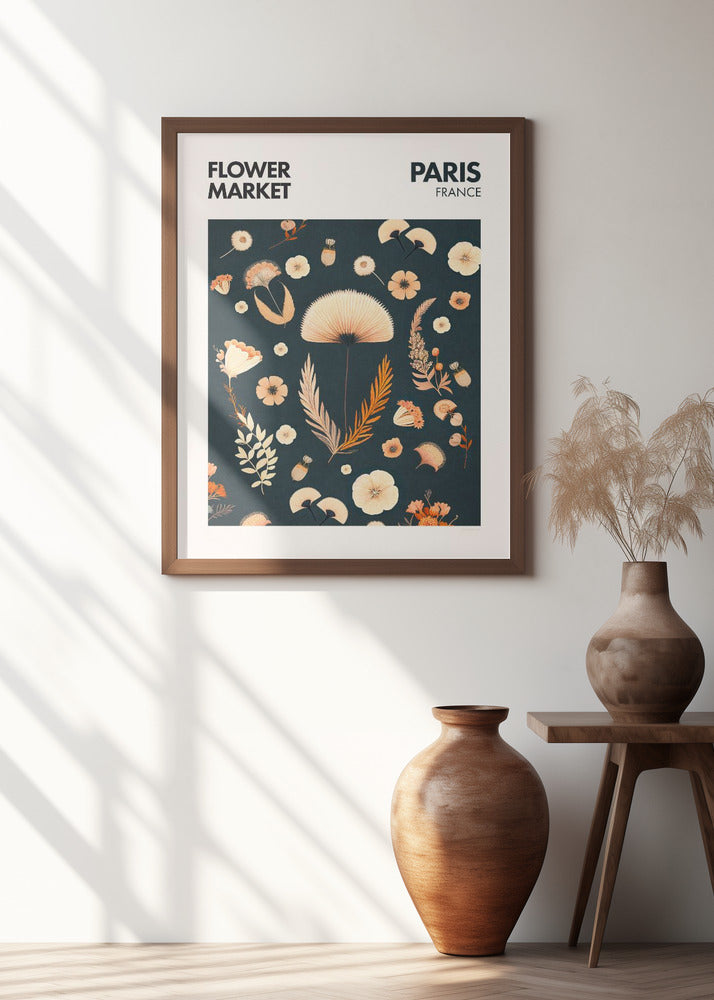 Flower Market - Paris Poster