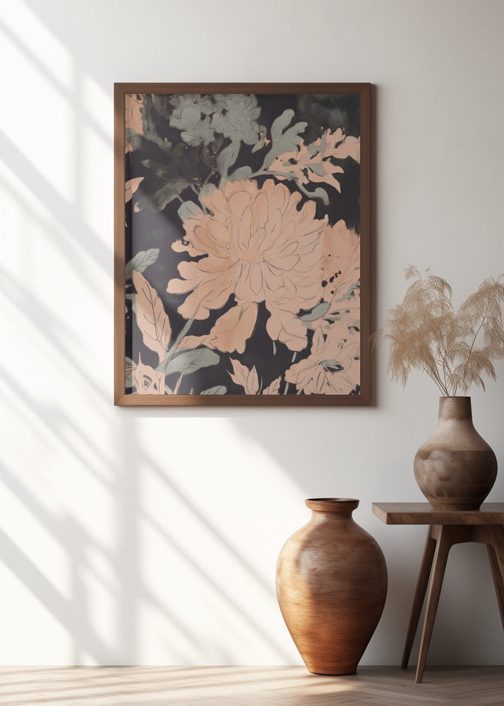 Wild Peony Poster