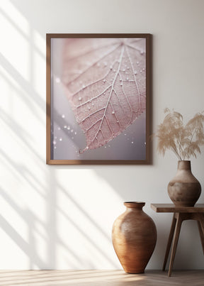 Rosy Leaf Poster