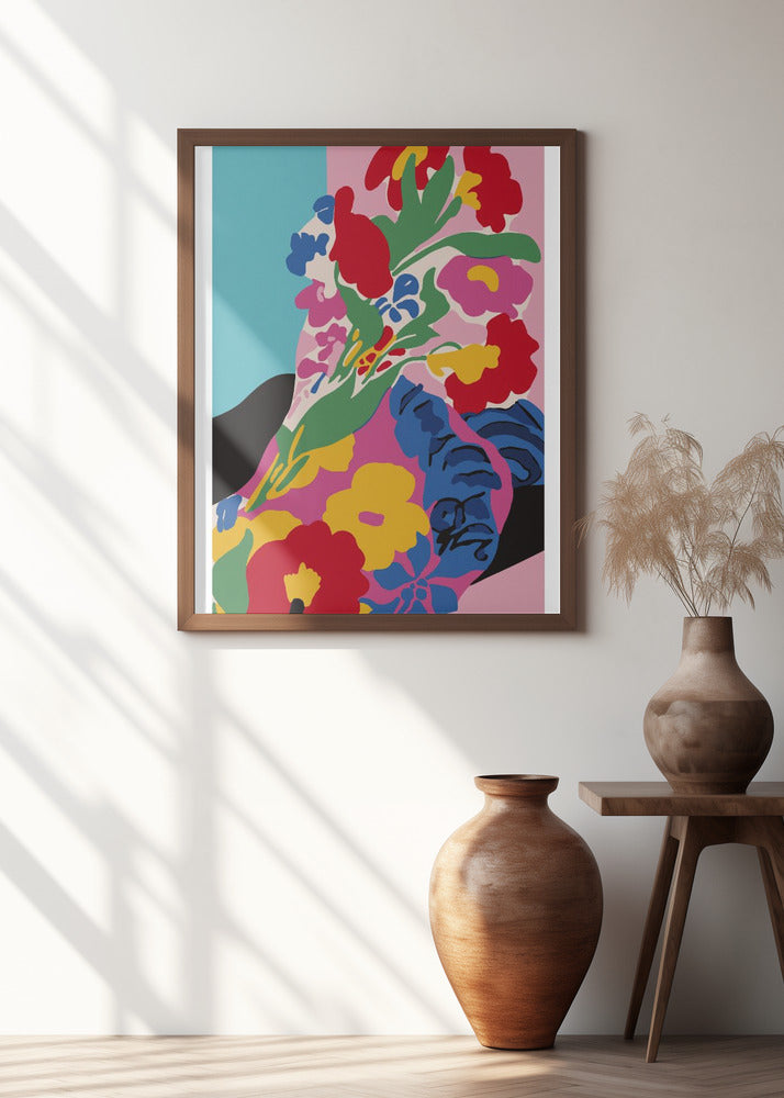 Market Flowers Poster