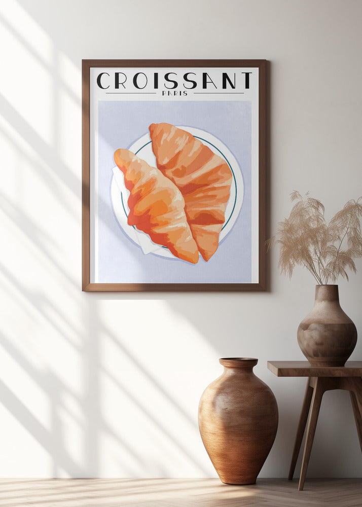 Croissant - Paris Poster