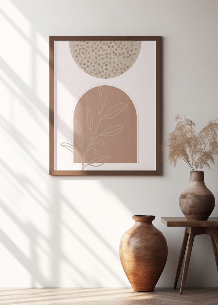 Boho Beige 2 Poster