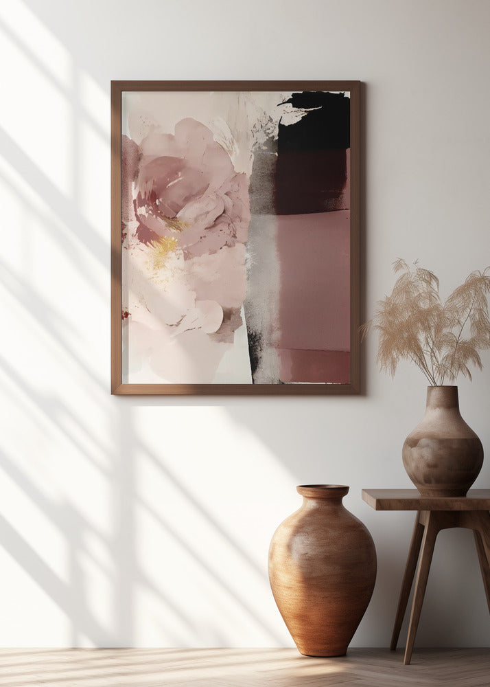 Abstract Flowers Poster