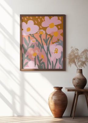 Pastel Flower Impression No 7 Poster