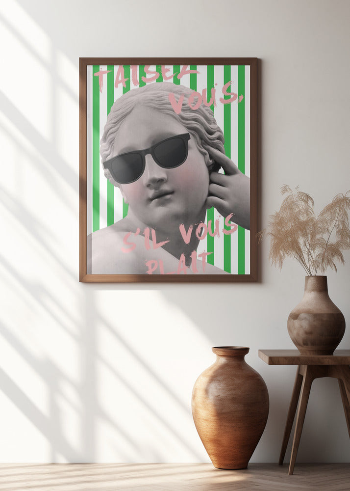 Striped Venus Poster