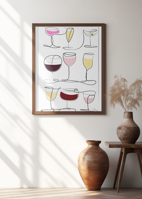 Wine & Drinks Poster