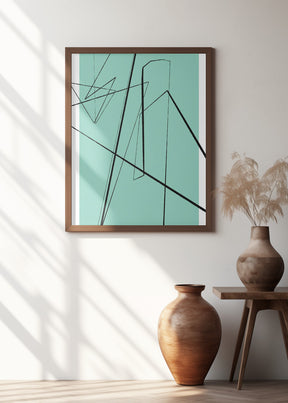 Angular Lines No 9 Poster