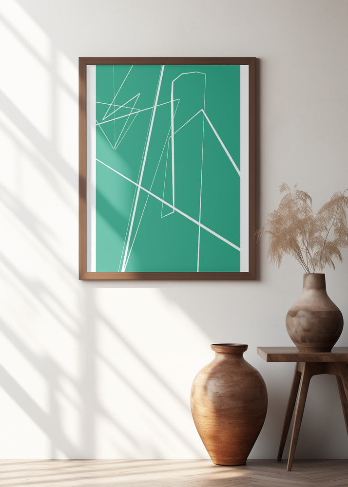Angular Lines No 8 Poster