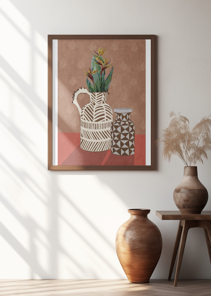 Flower Vase 4ratio 2x3 Print By Bohonewart Poster