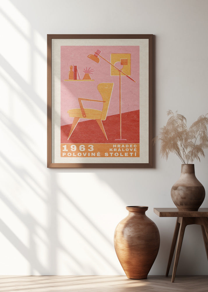 Mid Century Czech Furniture Poster