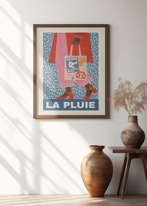 La Pluie French Style Poster