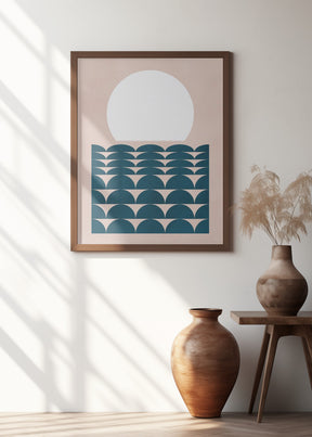 Geometrical Seascape Poster