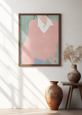 Pink Minimalist Fashion Poster