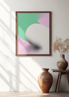 Minty Abstract Poster