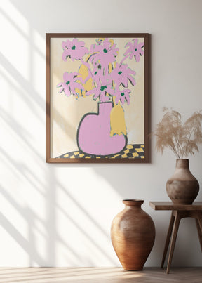 Pink Vase Poster