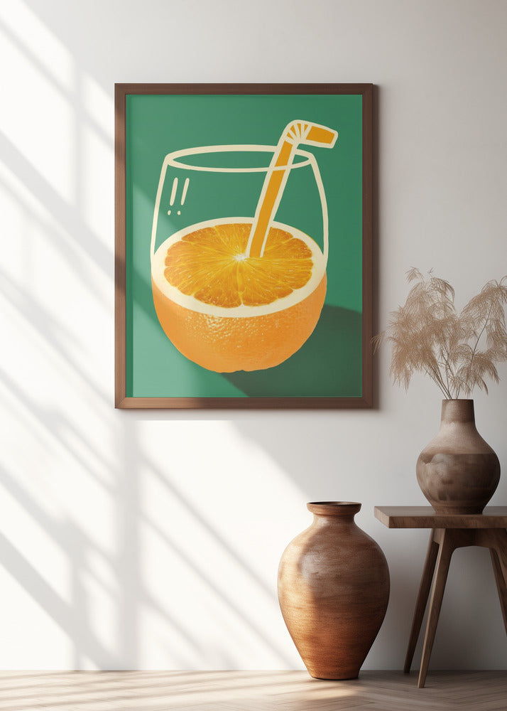 Orange juice Poster