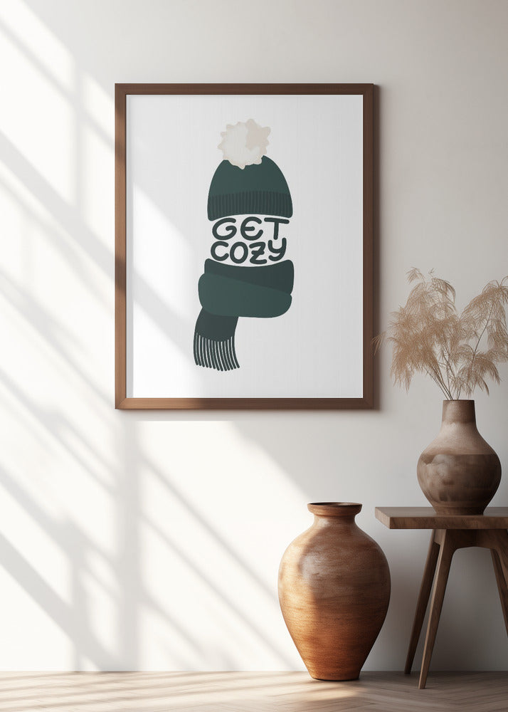 Get cozy (green) Poster