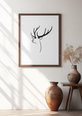 The deer Poster