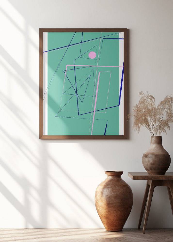 Angular Lines No24 Poster