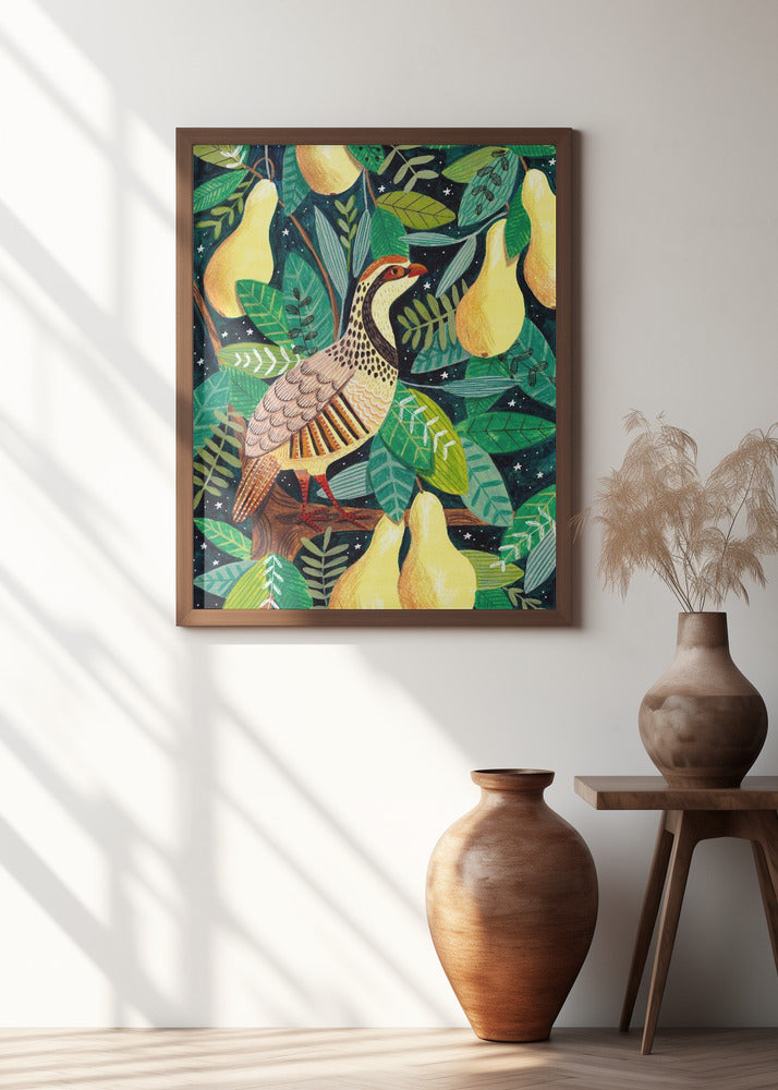 Partridge in a pear tree Poster