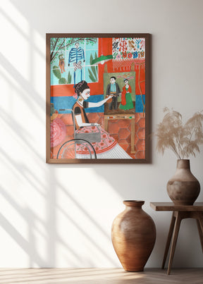 Frida in the blue house Poster