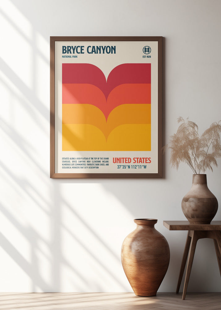 Bryce Canyon National Park Travel Poster Poster