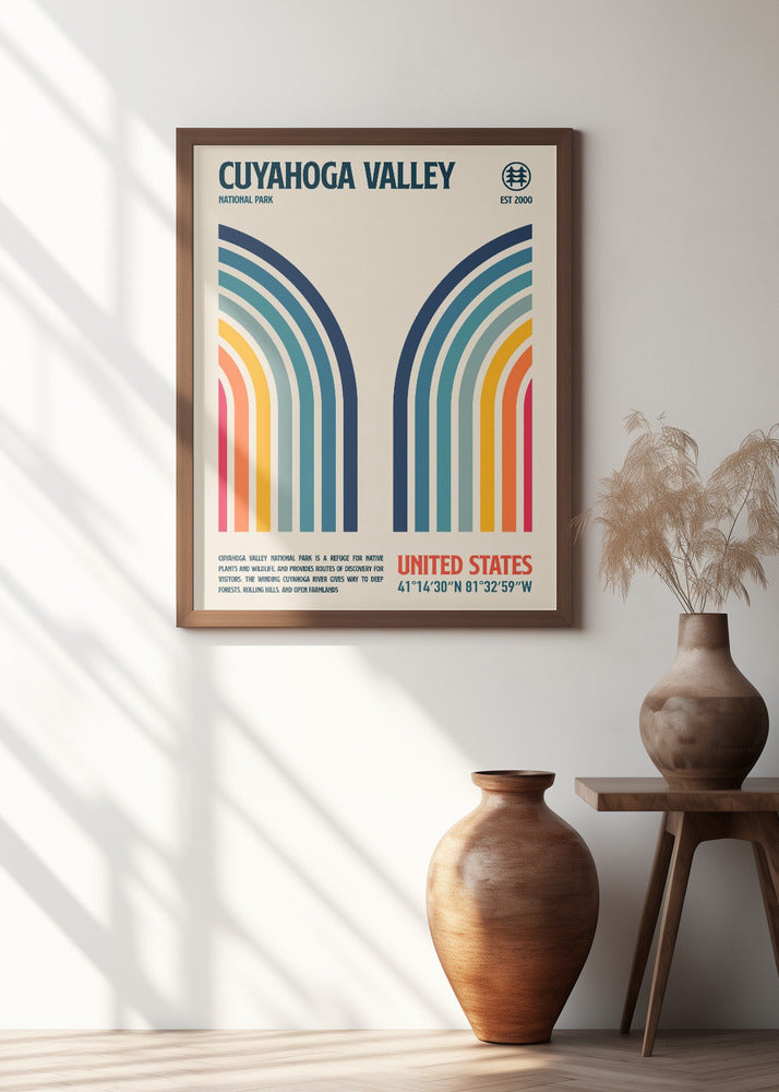 Cuyahoga National Park Travel Poster Poster