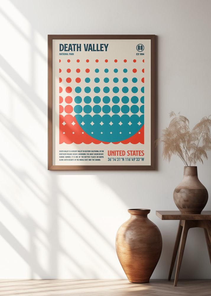 Death Valley National Park Travel Poster Poster