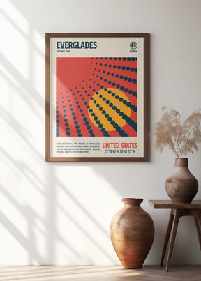 Evergldes National Park Travel Poster Poster