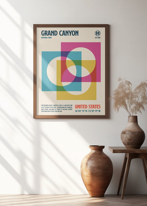 Grand Canyon National Park Travel Poster Poster