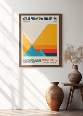 Great Smoky National Park Travel Poster Poster