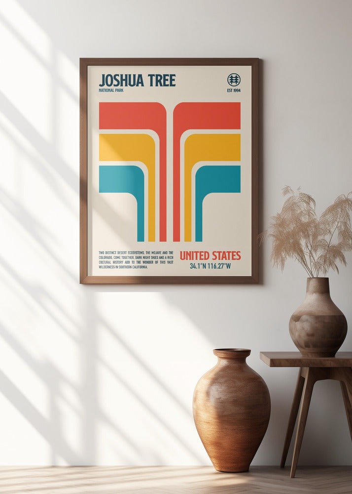 Joshua Tree National Park Travel Poster Poster