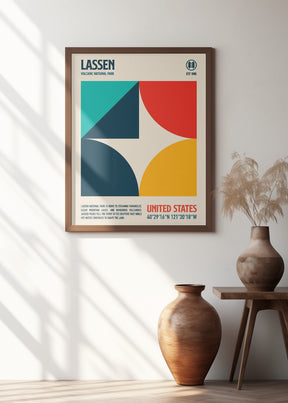 Lassen National Park Travel Poster Poster