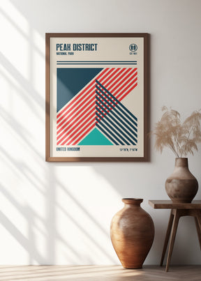 Peak District National Park Travel Poster Poster