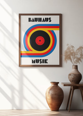 Bauhaus Musik Vinyl Poster