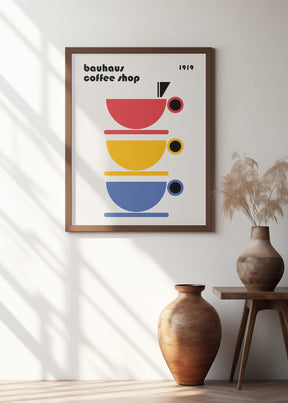 Bauhaus Coffee Minimalist Poster