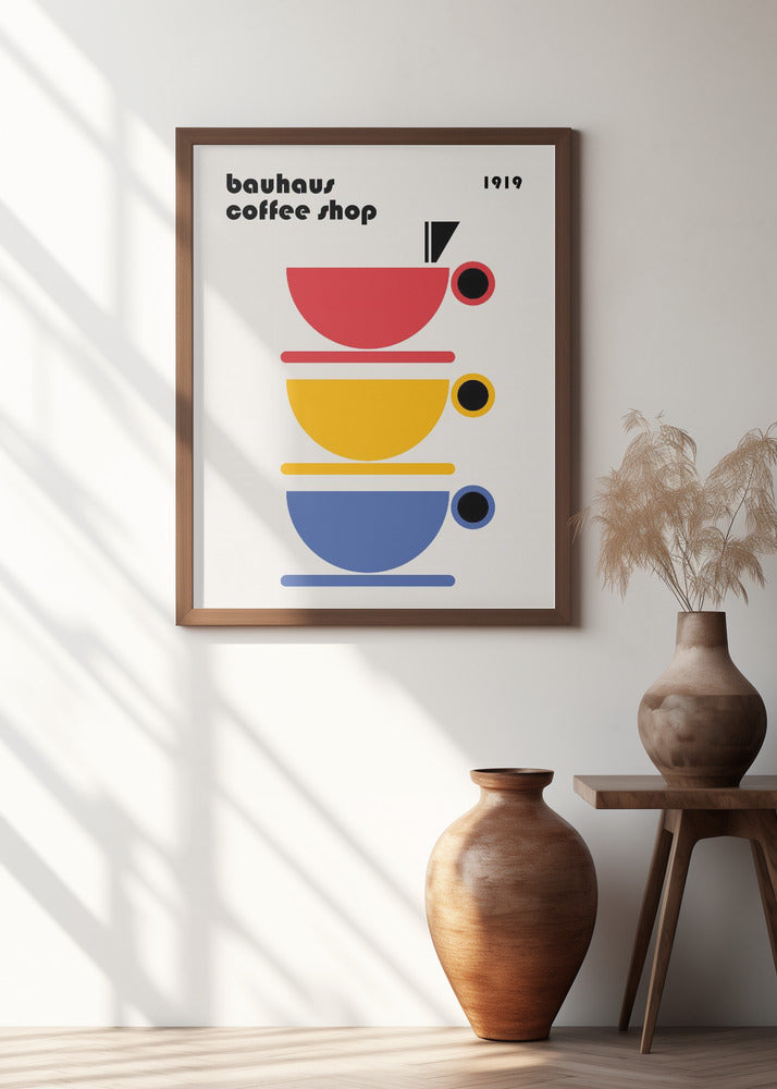 Bauhaus Coffee Minimalist Poster