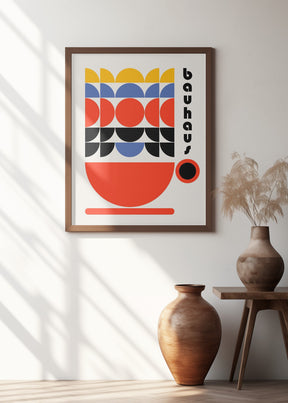 Bauhaus Coffee 70s Decor Poster