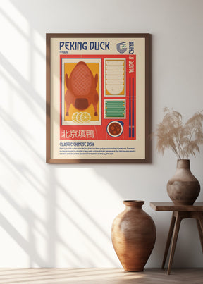 Peking Duck Japanese Food Print Poster