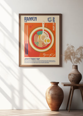 Ramen Japanese Food Print Poster