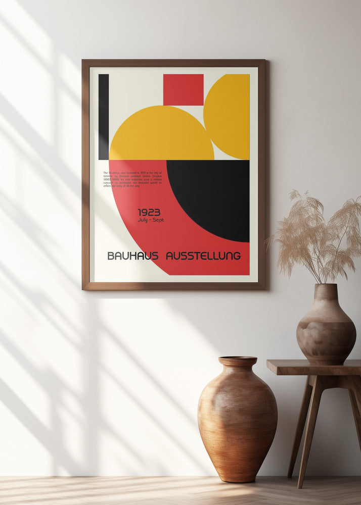 Bauhaus Ausstellung Poster