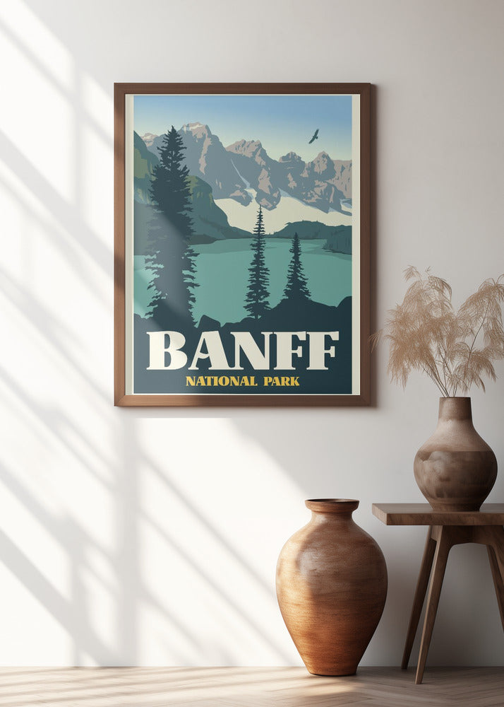 Banff National Park Travel Print Poster