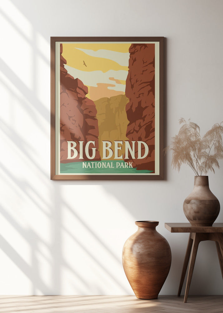 Big Bend National Park Travel Print Poster