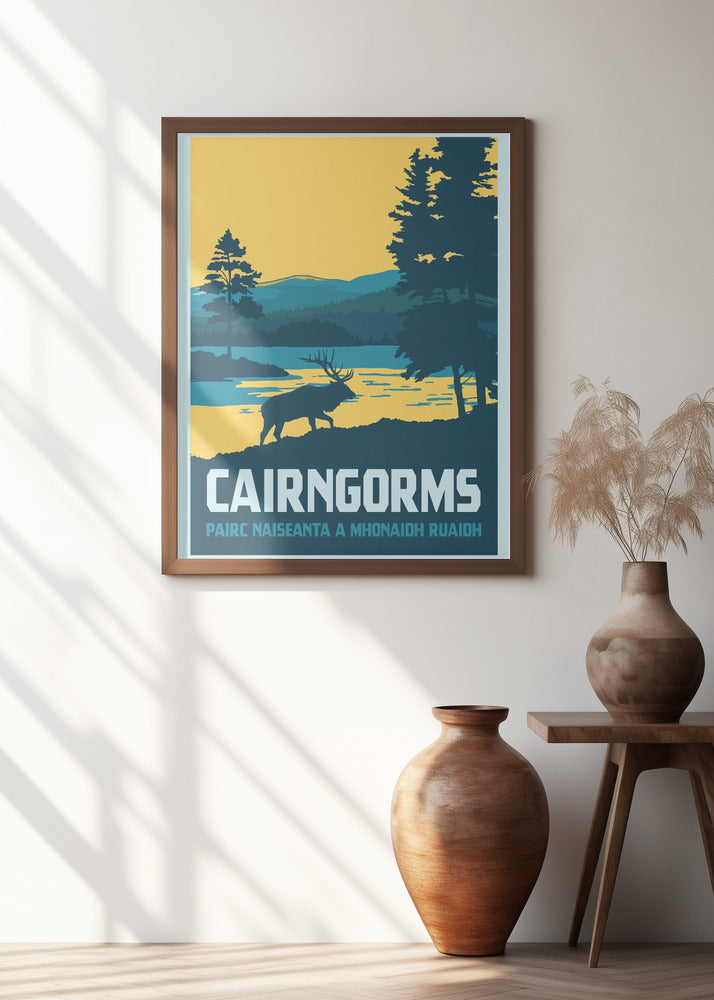 Cairngorms National Park Travel Print Poster