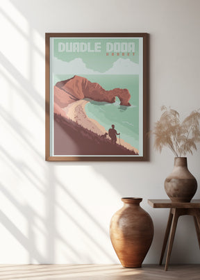 Durdle Door Dorset Travel Print Poster