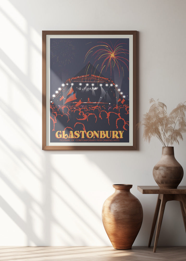 Glastonbury Festival Print Poster