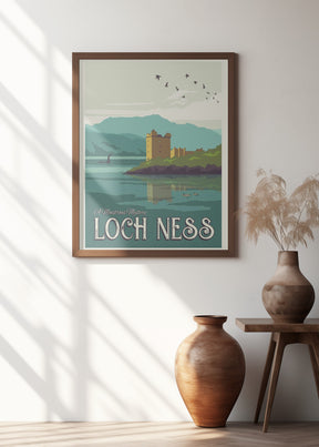 Loch Ness Travel Print Poster