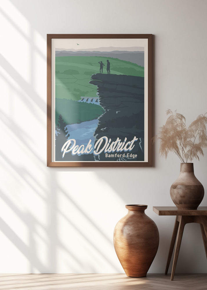 Peak District National Park Travel Print Poster